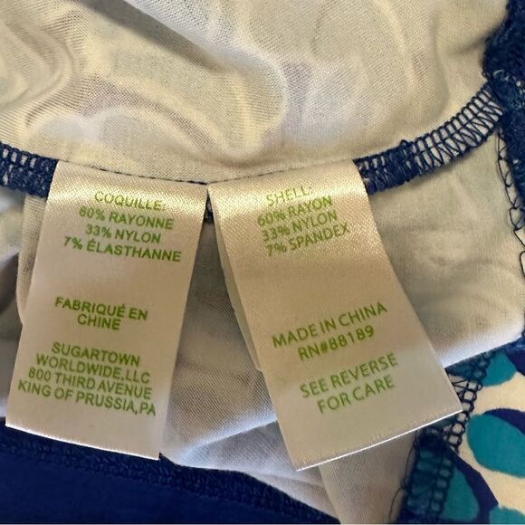 Lilly Pulitzer Tiana Dress in Brilliant Blue Moon Jellies Print Size Small - Picture 17 of 17